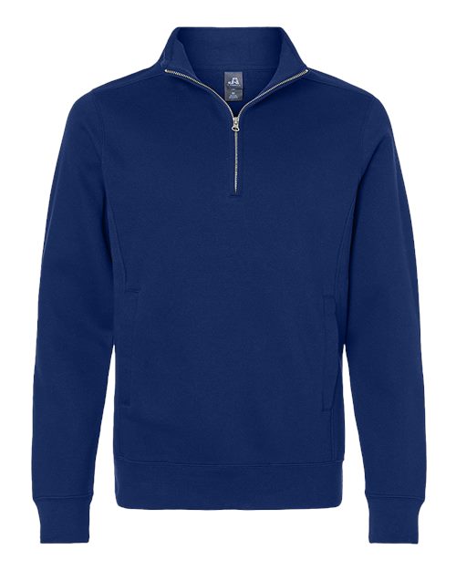 J. America 8717 Unisex Heavyweight Fleece Quarter-Zip Sweatshirt