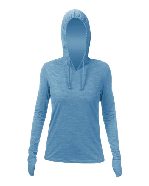 ANETIK WSBRZH0 Women's Breeze Tech Hooded Long Sleeve T-Shirt