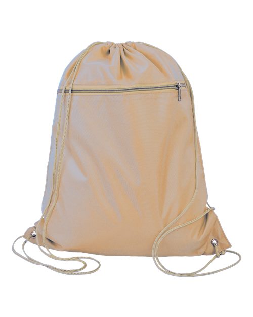 Q-Tees Q135200 Polyester Cinchpack