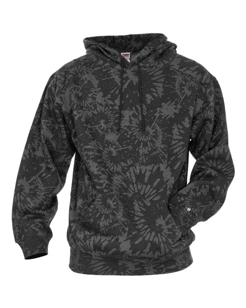 Badger 1275 Unisex Tie-Dyed Triblend Hooded Sweatshirt