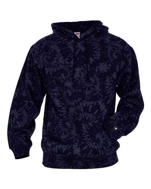 Badger 1275 Unisex Tie-Dyed Triblend Hooded Sweatshirt
