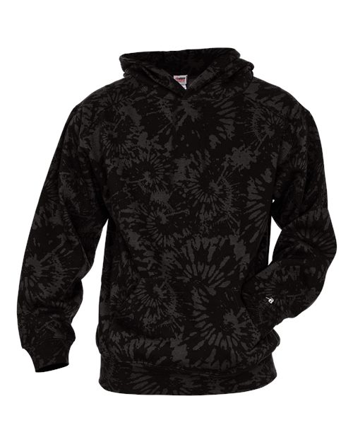 Badger 2275 Youth Tie-Dyed Triblend Hooded Sweatshirt