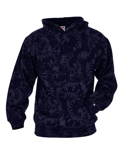 Badger 2275 Youth Tie-Dyed Triblend Hooded Sweatshirt