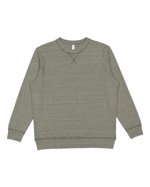 LAT 6935 Unisex Vintage Wash Fleece Crewneck Sweatshirt