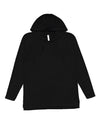 LAT 6917 Men's Fine Jersey Hooded Long Sleeve Raglan T-Shirt