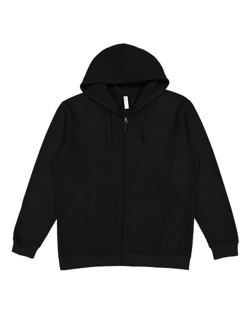 LAT 6927 Unisex Full-Zip Fleece Hoodie