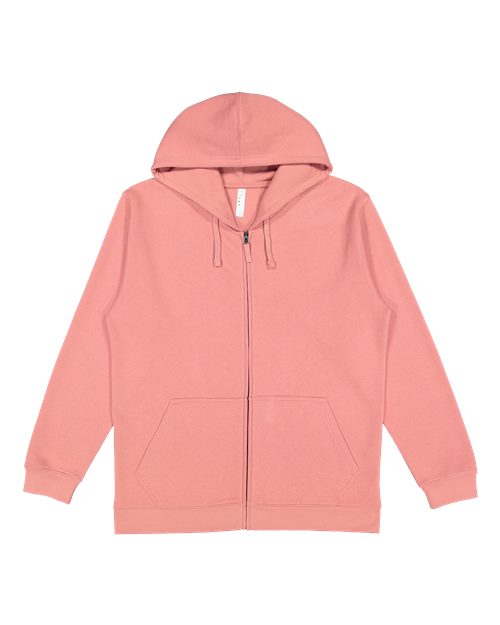 LAT 6927 Unisex Full-Zip Fleece Hoodie