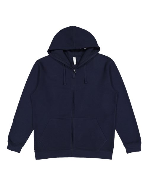 LAT 6927 Unisex Full-Zip Fleece Hoodie