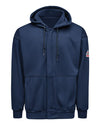 Bulwark SMZ8 Men's Full-Zip Fleece Hooded Sweatshirt