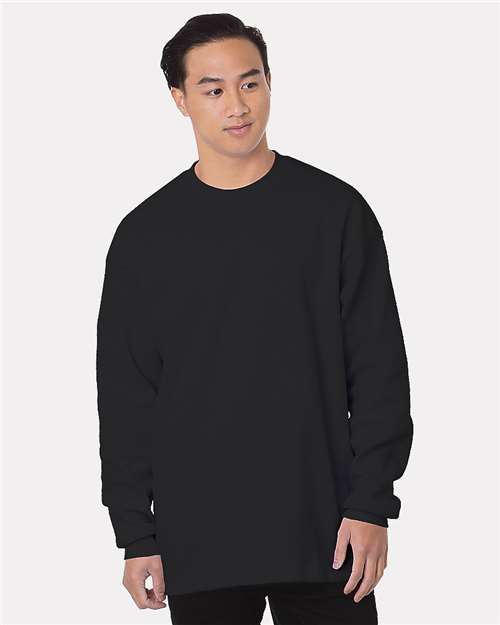 Bayside 8205 Men's USA-Made Heavyweight Waffle Knit Thermal