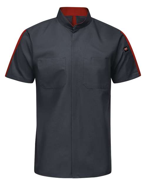 Red Kap SX46 Men's Mimix™ Pro+ Short Sleeve Work Shirt With OilBlok