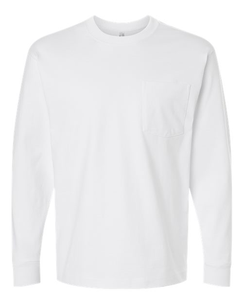 American Apparel 9410 Super Heavyweight Long Sleeve Pocket Tee