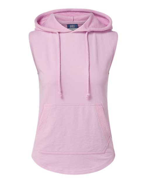 MV Sport W24131 Women's Kinsley Sleeveless Hooded Sweatshirt
