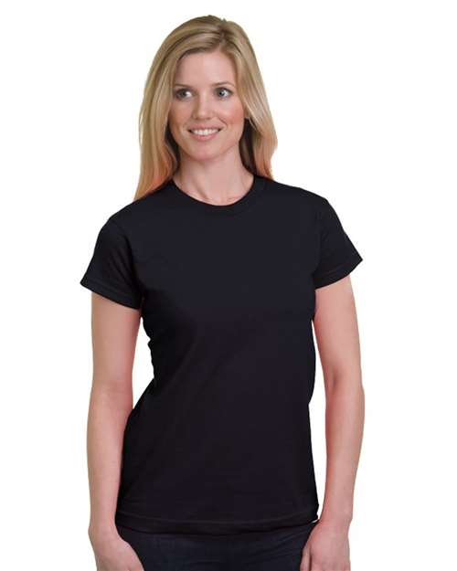 Bayside 5850 Women's USA-Made Fine Jersey T-Shirt