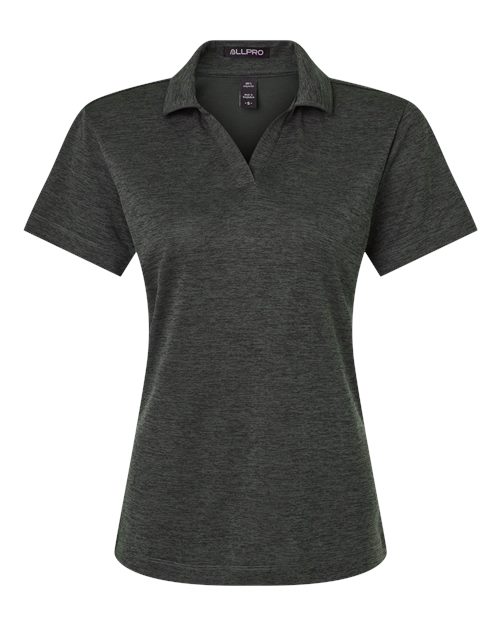 AllPro 4HM00L Women's Performance Mélange Polo