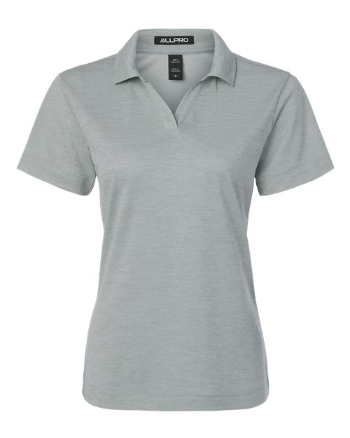 AllPro 4HM00L Women's Performance Mélange Polo