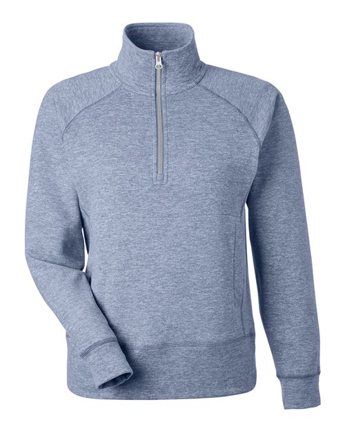 J. America 8743 Women's Electric Fleece Quarter-Zip Sweatshirt
