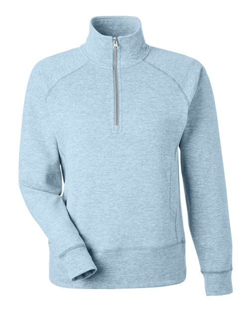 J. America 8743 Women's Electric Fleece Quarter-Zip Sweatshirt