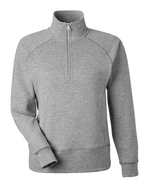 J. America 8743 Women's Electric Fleece Quarter-Zip Sweatshirt