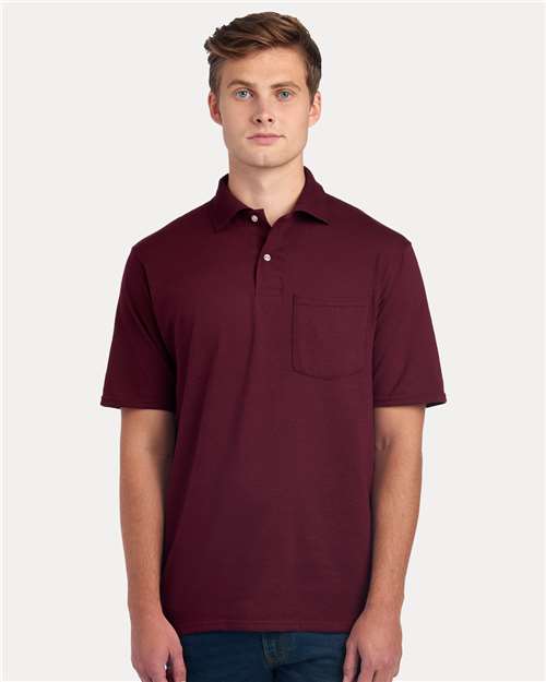 JERZEES 436MP Men's Dri-Power® Polo with Pocket