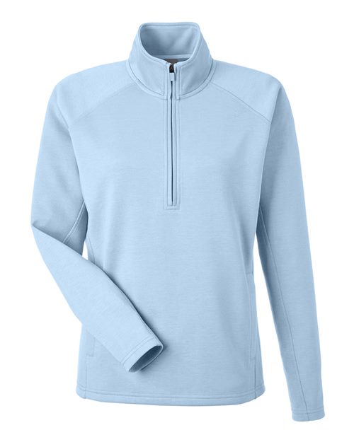 J. America 8754 Women's Apex Fleece Quarter-Zip Pullover