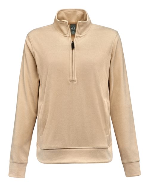 J. America 8762 Women's Element Fleece Quarter-Zip Sweatshirt