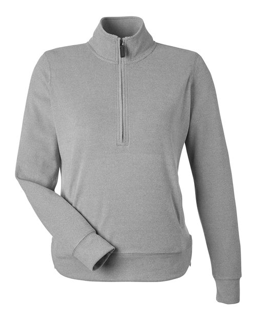J. America 8762 Women's Element Fleece Quarter-Zip Sweatshirt