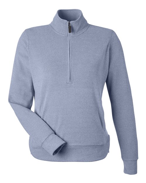 J. America 8762 Women's Element Fleece Quarter-Zip Sweatshirt