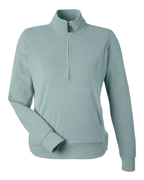 J. America 8762 Women's Element Fleece Quarter-Zip Sweatshirt