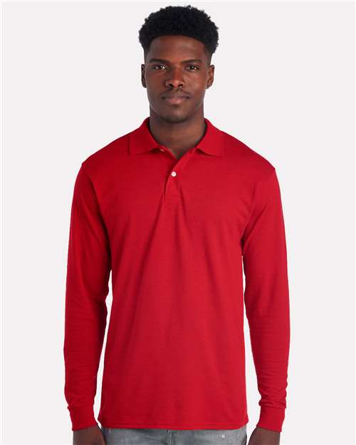 JERZEES 437LR Men's Dri-Power® Long Sleeve Polo