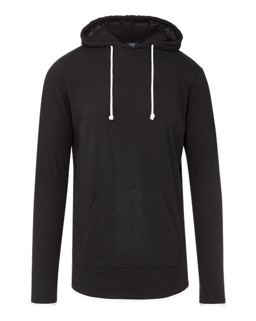 MV Sport 24401 Unisex Miles Slub Hooded Long Sleeve T-Shirt