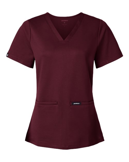 Jaanuu W30003 Women's Cesi Ultrasoft Scrub V-Neck Top