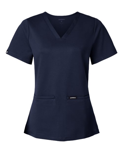 Jaanuu W30003 Women's Cesi Ultrasoft Scrub V-Neck Top