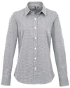 Artisan Collection by Reprime RP320 Women's Microcheck Gingham Cotton Shirt
