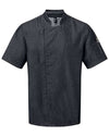 Artisan Collection by Reprime RP906 Unisex Zip-Close Short Sleeve Chef's Coat