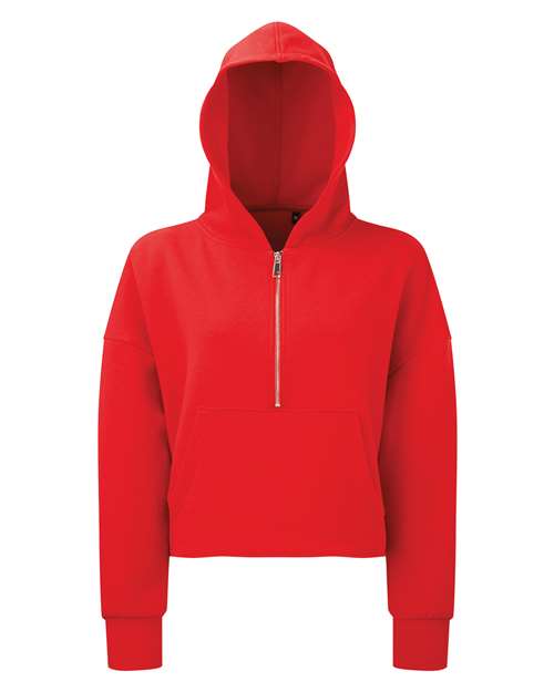 TriDri TD077 Women's Alice Half-Zip Hooded Sweatshirt