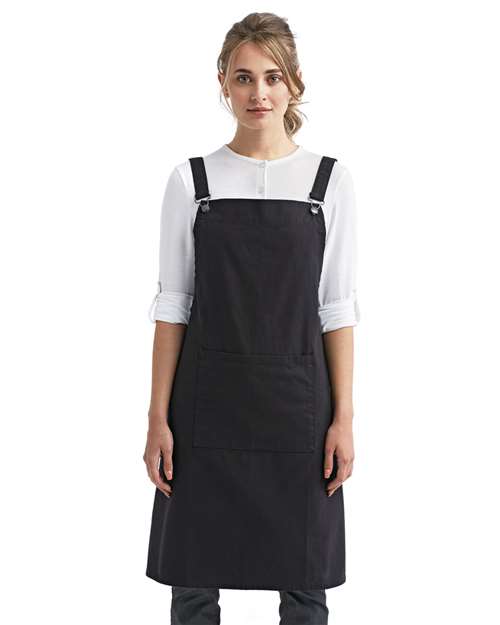 Artisan Collection by Reprime RP129 Cross Back Barista Apron with Pocket