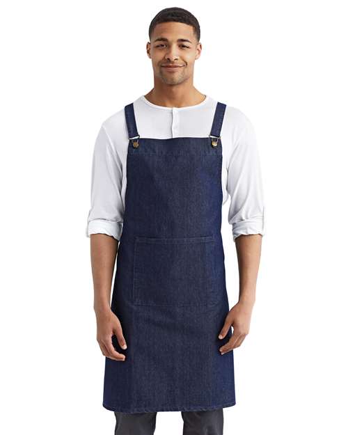 Artisan Collection by Reprime RP129 Cross Back Barista Apron with Pocket