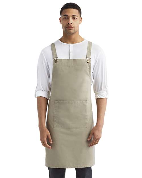 Artisan Collection by Reprime RP129 Cross Back Barista Apron with Pocket