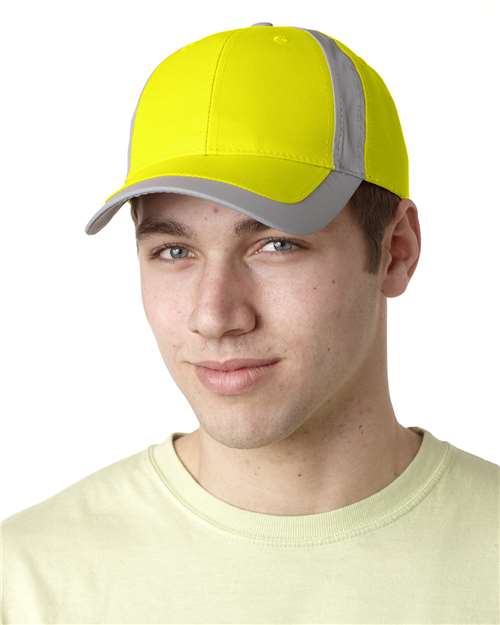 Adams Headwear RF102 Reflector High-Visibility Constructed Cap