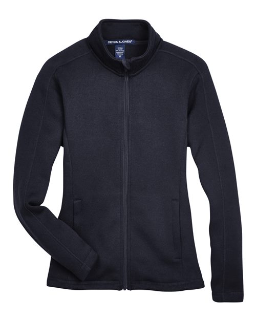 Devon & Jones DG793W Women's Bristol Full-Zip Sweater Fleece Jacket