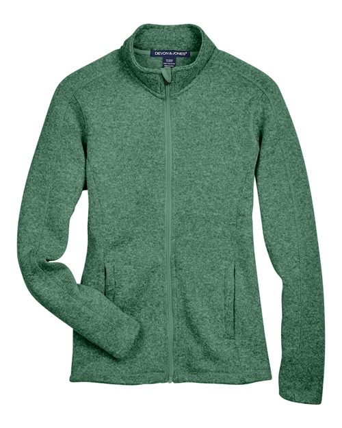 Devon & Jones DG793W Women's Bristol Full-Zip Sweater Fleece Jacket
