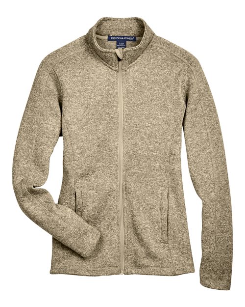 Devon & Jones DG793W Women's Bristol Full-Zip Sweater Fleece Jacket