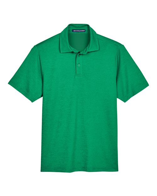 Devon & Jones DG22 Men's CrownLux Performance® Address Mélange Polo
