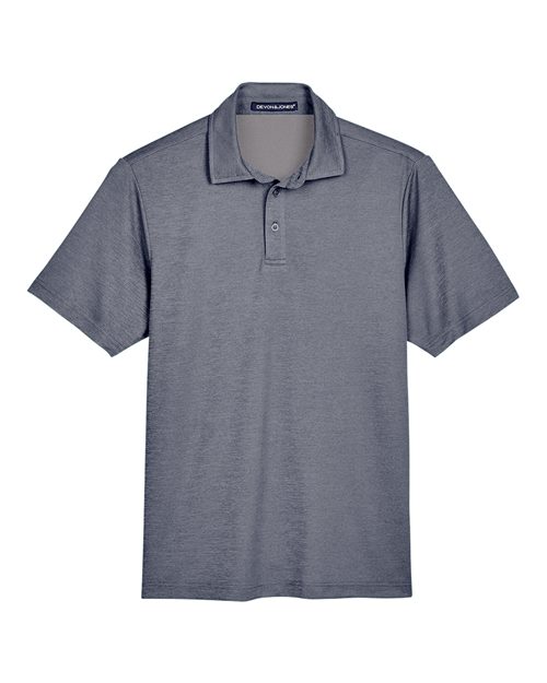 Devon & Jones DG22 Men's CrownLux Performance® Address Mélange Polo
