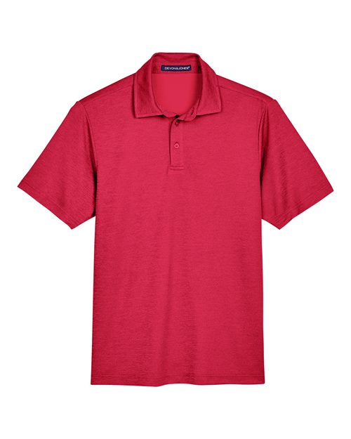 Devon & Jones DG22 Men's CrownLux Performance® Address Mélange Polo