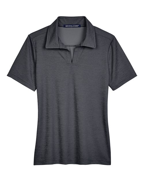 Devon & Jones DG22W Women's CrownLux Performance® Address Melange Polo