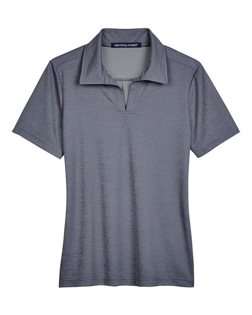Devon & Jones DG22W Women's CrownLux Performance® Address Melange Polo