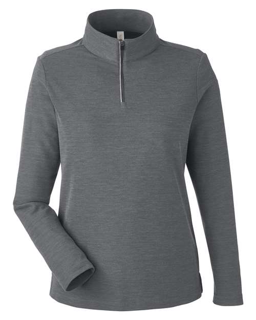 CORE365 CE405W Women's Fusion ChromaSoft™ Pique Quarter-Zip Pullover