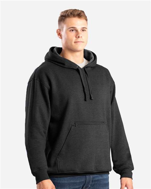 Berne Apparel SP418 Men's Heritage Zippered Pocket Hooded Pullover Sweatshirt